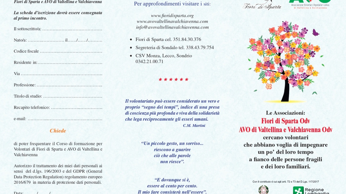 Corso di formazione per volontari